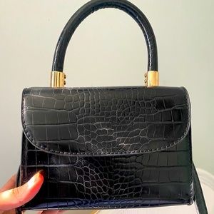 MINI CROSSBODY PURSE (BLACK)